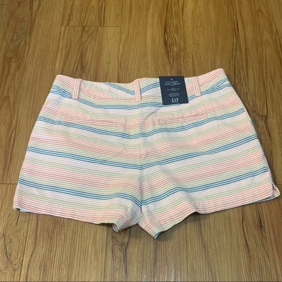 GAP 100% Cotton City Short Urban Stripe Shorts - Picture 2 of 8